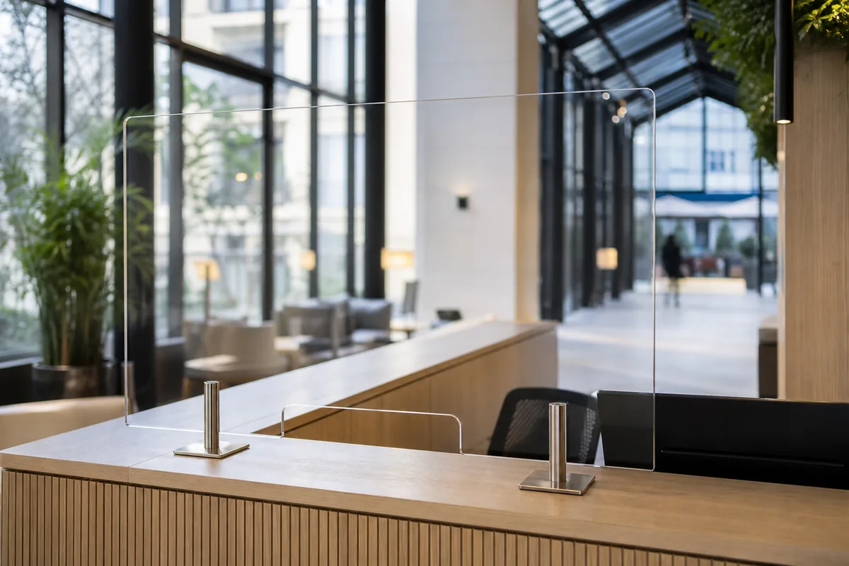 Plexiglas sur mesure à Paris : écrans de protection B2B